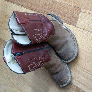 Old west toddler cowboy boots 7.5